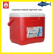 COLEMAN COOLER BOX 30QT RED ASIA
