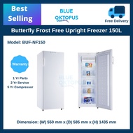 Butterfly Frost Free Upright Freezer 150L (BUF-150)