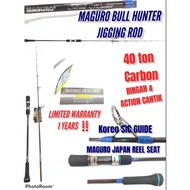 🔥Maguro jigging rod bull hunter 🔥🔥(S183-2 pe5)(S183-2pe6)