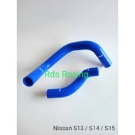 Redsuns Brand Silicone Radiator Hose Nissan S13 / S14 / S15 Blue Ready Stock