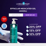LA ROCHE-POSAY Effaclar Micropeeling Purifying Gel 400ml | Face Wash with Salicylic Acid for Face Bo