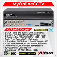 XVR1A08 DVR XVR CCTV camera DAHUA COOPER 8CH Analog + 2Ch IP camera Dahua DVR 8 channel