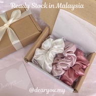 Satin Scrunchie Giftbox Gift Set | Birthday Surprise Gift Box | Valentines Gift Box | Valentines Gif