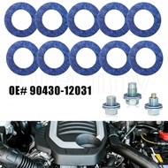Fit Toyota OEM Oil Drain Plug Gasket / Engine Sump Oil Drain Bolt Seal Gasket / Universal  Toyota Car Replaces / Aluminum Cotton Washer Seals