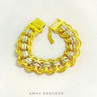 Emas bangkok cop 916 gelang tangan coco