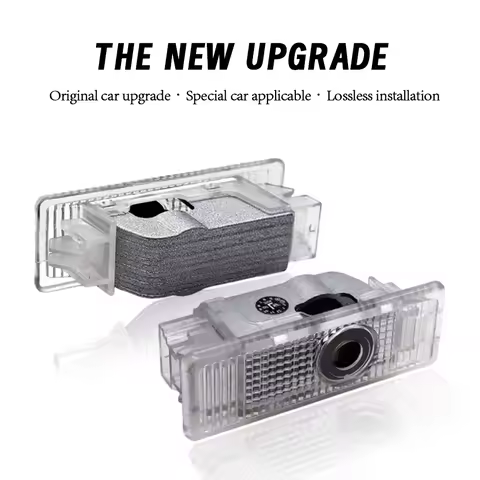 2Pcs LED Car HD Door Welcome Lights For BMW G11 G12 G30 G32 GO1 F45 F46 F48 F49 M3 M5 E60 E61 E63 E6