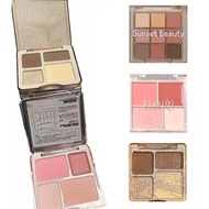 High Light Three-dimensional Facelift Plate Eye Shadow Integrated Plate Powder Blusher Plate K2p9