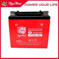 【Ready Stock】✒┅Tiger Head Motorcycle Batteries 12V Motolite Battery(YTX4L-BS, YTX5L-BS, 12N5-BS)