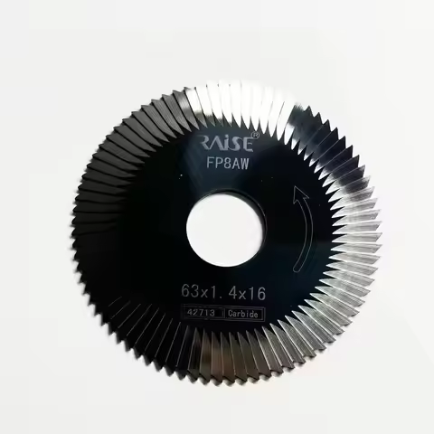 Raise FP8(FP8AW) HSS M35 Milling cutter 63x1.4x16 carbide key slot cutter for JMA ECCO key cutting m