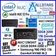 (ALLSTARS) : Intel NUC12WSHi7 Mini PC + 32GB DDR4 3200MHz + Samsung 980 PRO 1TB Gen4x4 SSD + UNACTIVATED Windows 11 Home