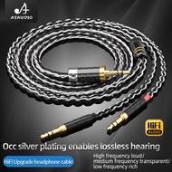 ATAUDIO HiFi Headphone Cable OCC Silver Mdr Z7 Earphone Cable for HIFIMAN HE1000se HE6se he400
