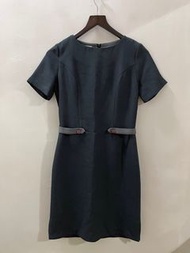 MAGNET 女生霧霾藍灰氣質連身裙