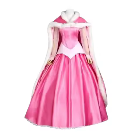 Film La Belle Au Bois Dormant Princesse Luxe Fantaisie Adulte Robe Cosplay Costume Halloween Noël Fe
