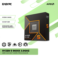 EasyPC | AMD Ryzen 5 9600X 3.9GHz AM5 Socket DDR5 Processor for Desktop PC