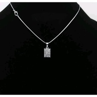MP01 latest Crystal gem box pendant titanium necklace jewelry