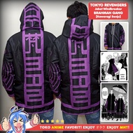 Jaket Anime Full Print Windbreaker Tokyo Revengers Brahman Gang Senju