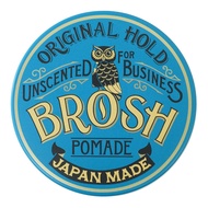 BROSH POMADE UNSCENTED - Unscented, Medium Hold Pomade for Business Use (Direct from Japan)