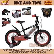 COYOTE BIKE KIDS YOTEL AVENGERSX2 3.0 12 16 18 INCH - Original by Element - Original product
