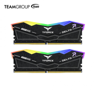 十銓 TEAM T-FORCE DELTA RGB DDR5-6000 32G(16G*2)-黑(CL30/支援XMP&EXPO)
