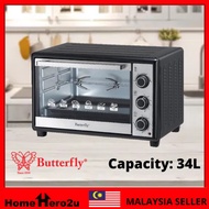 Butterfly BEO-5238 Electric Oven with Rotisserie &amp; Convection Function 34L - Homehero2u