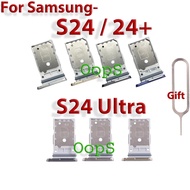 Dual Sim Card Tray For Samsung S24 / S24 Plus / S24 Ultra Sim Card Tray Slot Holder Card Holder Read
