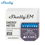 Shelly EM | WiFi-controlled smart switch energy meter with contactor control | Home automation | Ale
