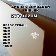 LIMITED EDITION Akrilik Lembaran TEBAL 2mm Bening, Ukuran Triplek