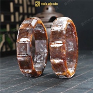 [VIP Lead] High quality 18x18mm Royal Sandalwood honey oil wood bracelet | Thien Moc Bao