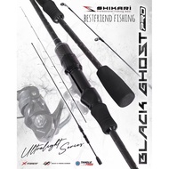 Shikari Black Ghost 702ul Ultralight 210cm Fishing Rod