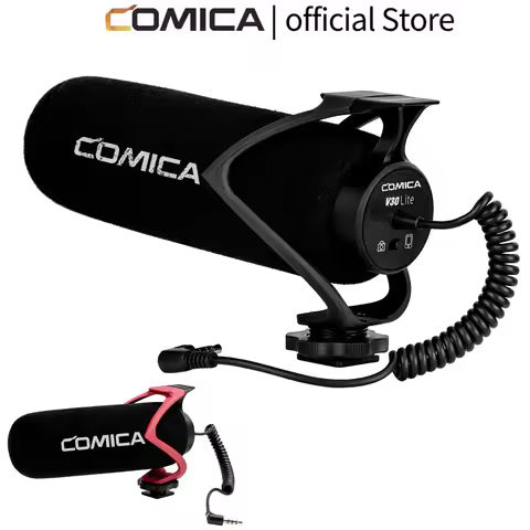 COMICA CVM-V30 LITE Camera Shotgun Microphone Supercardioid Professional Video Condenser Volgging Re