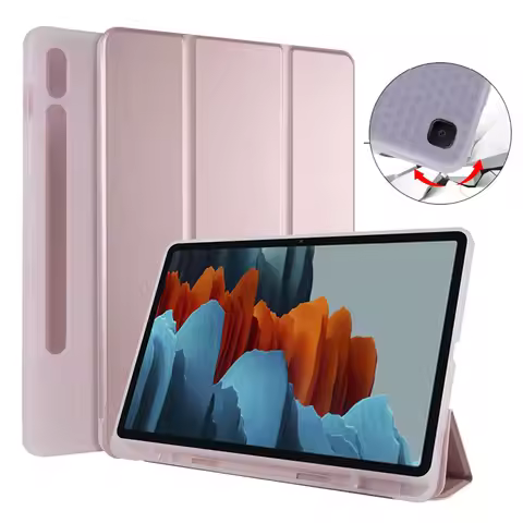 Tablet Case for Samsung Galaxy Tab S8 S7 11'' SM-T870 with Pencil Holder Folio Shell For Galaxy Tab 