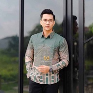 Kemja batik pria full lapis furing motif adinata sage