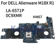 Motherboard For DELL Alienware M18X R1 Mainboard CN-0C9XMR 0C9XMR C9XMR LA-6571P HM67