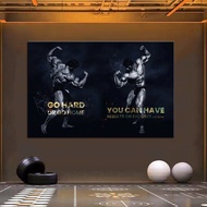 Bodybuilder Poster Prints Arnold Schwarzenegger Fitness Pictures Modern Motivational Wall Art Canvas