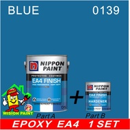 BLUE 0139 ( 1L ) EA4 FINISH / EA 4 NIPPON PAINT PROTECTIVE COATING / HIGH PERFORMANCE / HEAVY DUTY