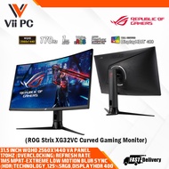 ASUS ROG Strix XG32VC Gaming Monitor, 31.5 inch WQHD (2560 x 1440), 170Hz, 1ms MPRT, FreeSync Premium Pro