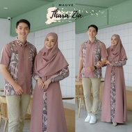 Gamis Remaja Couple Pasangan Gamis Batik Couple Kombinasi Gamis