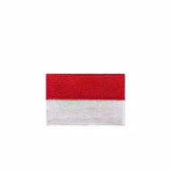 Indonesian flag embroidery patch size 7x5 cm