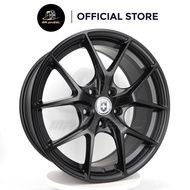 New Sport Rim HRE P101 17x7.5 5H112-114 ET35 Flat Black 17 inch 17 inci Mr Wheel