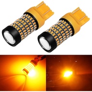 PHINLION 7443 7444 Mentol LED Amber Blinker, Sangat Terang 2800 Lumens 103-SMD Dual Filament T20 WY2