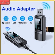 Wireless USB Audio Adapter Bluetooth Audio Receiver Transmitter 3.5mm AUX TF Card MP3 Music Player A