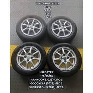 USED RIM ORI BEZZA 14INCH  for AXIA BEZZA VIVA KENARI MYVI KELISA