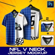 (MOCKUP) NFL V NECK JERSEY