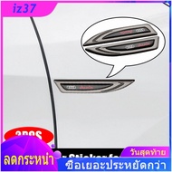 【COD】2PCS Car Leaf Board Metal Sticker Emblem Auto Body Side Fender Emblem Decals Decoration for Aud