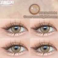 Yimeixi 2pcs contact lens with grade0~-8.00 14.0mm grey contact lens 1year use soft natural contact 
