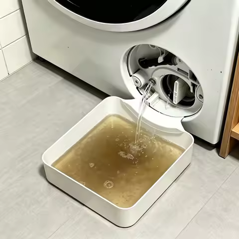 Laundry Room Washing Machine Anti Leak Drain Tray Lint Filter Debris Foreign Object Water Drip Colle