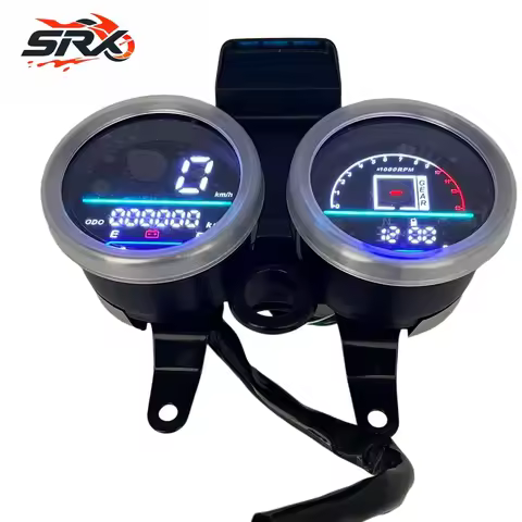 New Digital Speedometer For Suzuki Intruder125 GN125 LED Odometer Gauge Meter Assembly