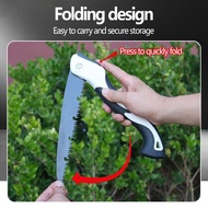 [Satu detik gergaji]iron saw SK5 stainless steel forging pruning saw gergaji potong dahan pokok japa