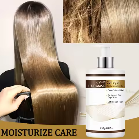 GSWP Collagen Keratin Hair Mask, Containing Argan Oil Keratin from Morocco, deeply Conditioning for 