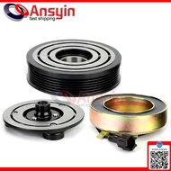 AC Compressor Clutch Kit For 2003 - 2007 NISSAN MURANO 6 CYL 3.5L 6 GROOVE DKS17D Compressor